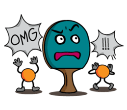 Peggy and Paul, the Ping Pong Buddy sticker #8687425
