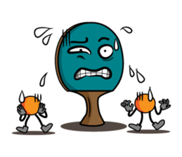 Peggy and Paul, the Ping Pong Buddy sticker #8687427