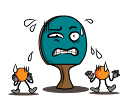 Peggy and Paul, the Ping Pong Buddy sticker #8687427