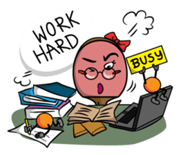 Peggy and Paul, the Ping Pong Buddy sticker #8687428