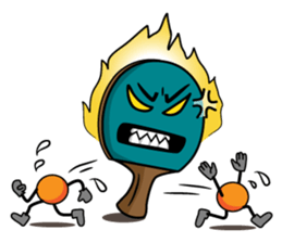 Peggy and Paul, the Ping Pong Buddy sticker #8687433