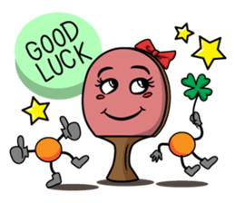 Peggy and Paul, the Ping Pong Buddy sticker #8687434