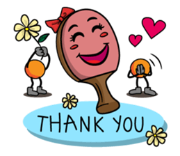 Peggy and Paul, the Ping Pong Buddy sticker #8687435