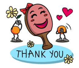 Peggy and Paul, the Ping Pong Buddy sticker #8687435