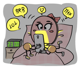 Peggy and Paul, the Ping Pong Buddy sticker #8687437