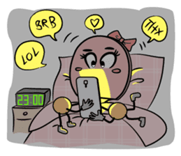 Peggy and Paul, the Ping Pong Buddy sticker #8687437