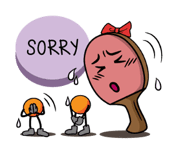 Peggy and Paul, the Ping Pong Buddy sticker #8687441