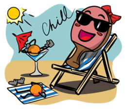 Peggy and Paul, the Ping Pong Buddy sticker #8687446