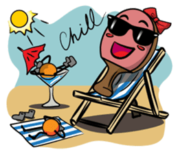 Peggy and Paul, the Ping Pong Buddy sticker #8687446