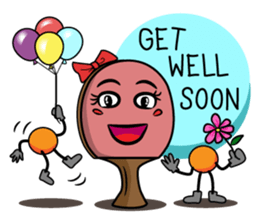 Peggy and Paul, the Ping Pong Buddy sticker #8687449