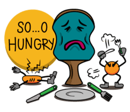 Peggy and Paul, the Ping Pong Buddy sticker #8687451