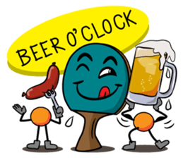 Peggy and Paul, the Ping Pong Buddy sticker #8687454