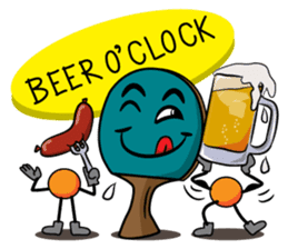 Peggy and Paul, the Ping Pong Buddy sticker #8687454