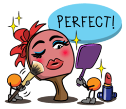 Peggy and Paul, the Ping Pong Buddy sticker #8687455