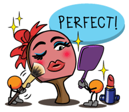 Peggy and Paul, the Ping Pong Buddy sticker #8687455