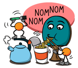 Peggy and Paul, the Ping Pong Buddy sticker #8687456