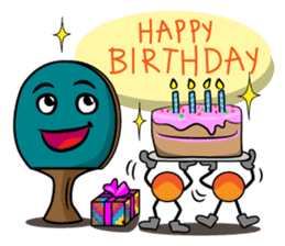 Peggy and Paul, the Ping Pong Buddy sticker #8687457