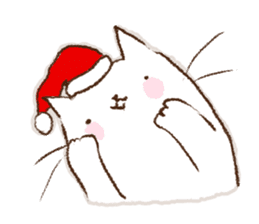 SHIRITORI NYANKO Christmas and New Year sticker #8687956