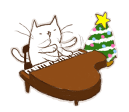 SHIRITORI NYANKO Christmas and New Year sticker #8687957