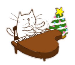 SHIRITORI NYANKO Christmas and New Year sticker #8687957