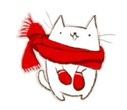 SHIRITORI NYANKO Christmas and New Year sticker #8687958