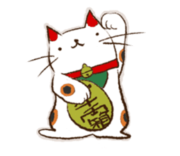 SHIRITORI NYANKO Christmas and New Year sticker #8687970