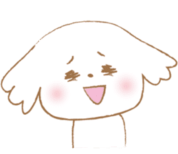 Pantsu dog NANA with baby Sana2 sticker #8688112
