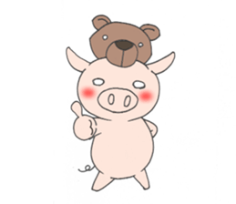 kajirare buta sticker #8688138