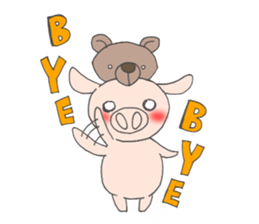 kajirare buta sticker #8688139