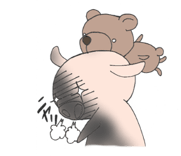 kajirare buta sticker #8688152