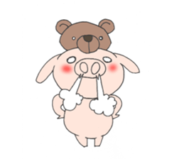 kajirare buta sticker #8688165