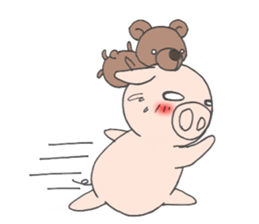 kajirare buta sticker #8688170