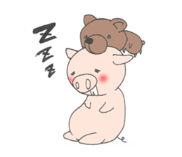 kajirare buta sticker #8688173