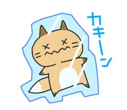 Hokkaido dialect Sticker "Kitsuneko" 4th sticker #8688232
