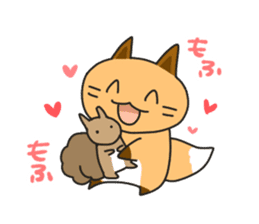 Hokkaido dialect Sticker "Kitsuneko" 4th sticker #8688253