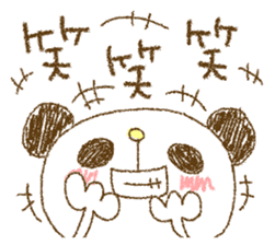 Easy-to-use rabbit and panda. sticker #8688311