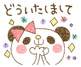 Easy-to-use rabbit and panda. sticker #8688322