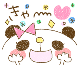 Easy-to-use rabbit and panda. sticker #8688324