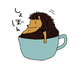 Hedgehog and his friends sticker #8689753