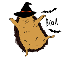 Hedgehog and his friends sticker #8689774