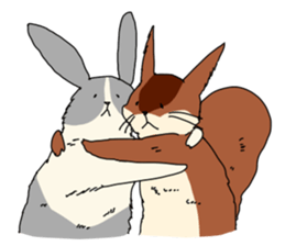 Hedgehog and his friends sticker #8689777