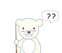 Little bear "WHITY" #2 sticker #8690143