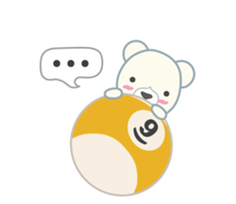 Little bear "WHITY" #2 sticker #8690148