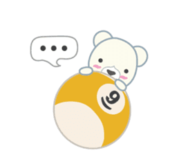 Little bear "WHITY" #2 sticker #8690148