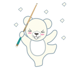 Little bear "WHITY" #2 sticker #8690150