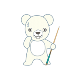 Little bear "WHITY" #2 sticker #8690153
