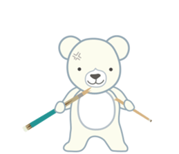 Little bear "WHITY" #2 sticker #8690156