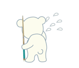 Little bear "WHITY" #2 sticker #8690159