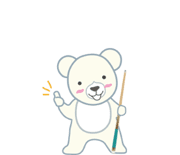 Little bear "WHITY" #2 sticker #8690163