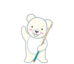 Little bear "WHITY" #2 sticker #8690167